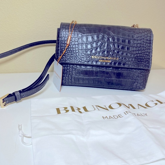 Bruno Magli Handbags - Bruno Magali chain leather shoulder bag